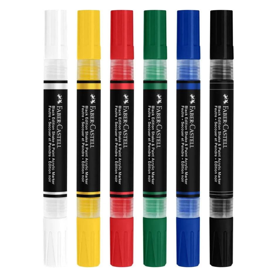 Black Edition Shake & Paint Acrylic Markers Classic